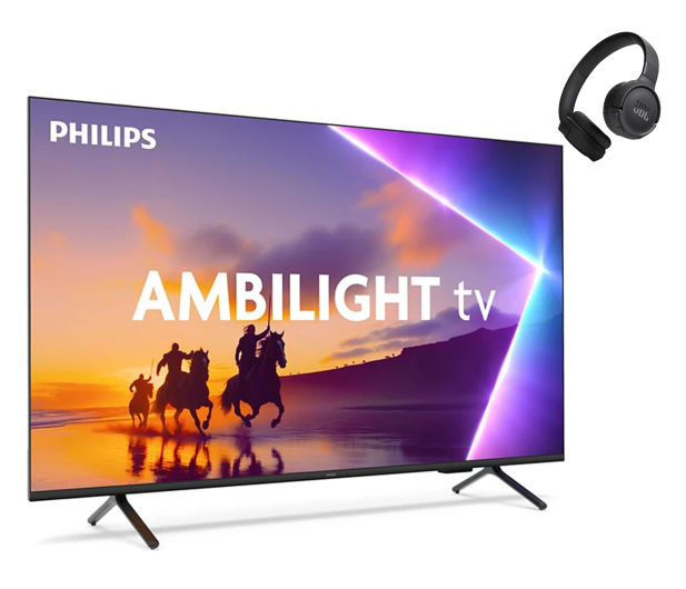 Philips 75PUS8510 75" LED 4K Titan OS + SŁUCHAWKI NAUSZNE BT JBL - 1531911 - zdjęcie
